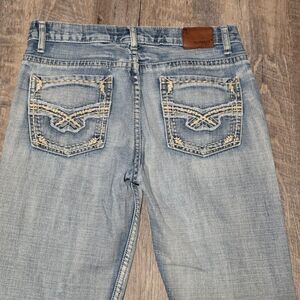 Flypaper Women's Jeans Slim Straight Leg Size 18 Light Wash Denim